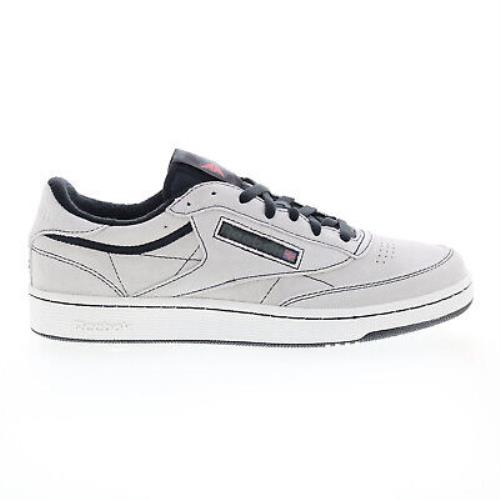 Reebok Club C 85 Vintage Mens Gray Suede Lace Up Lifestyle Sneakers Shoes - Gray