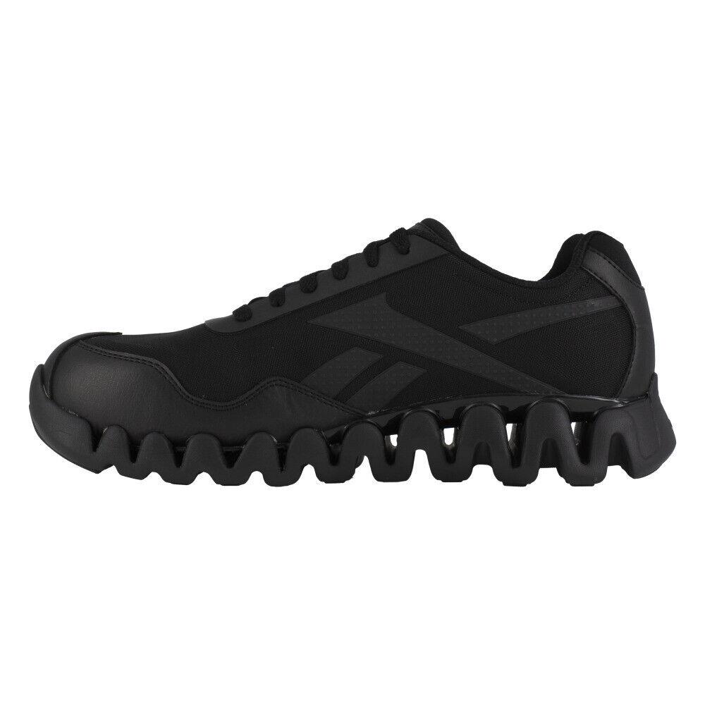 Reebok Zig Pulse Work Women`s Athletic Shoe Black Boots RB319 - All Sizes - Black