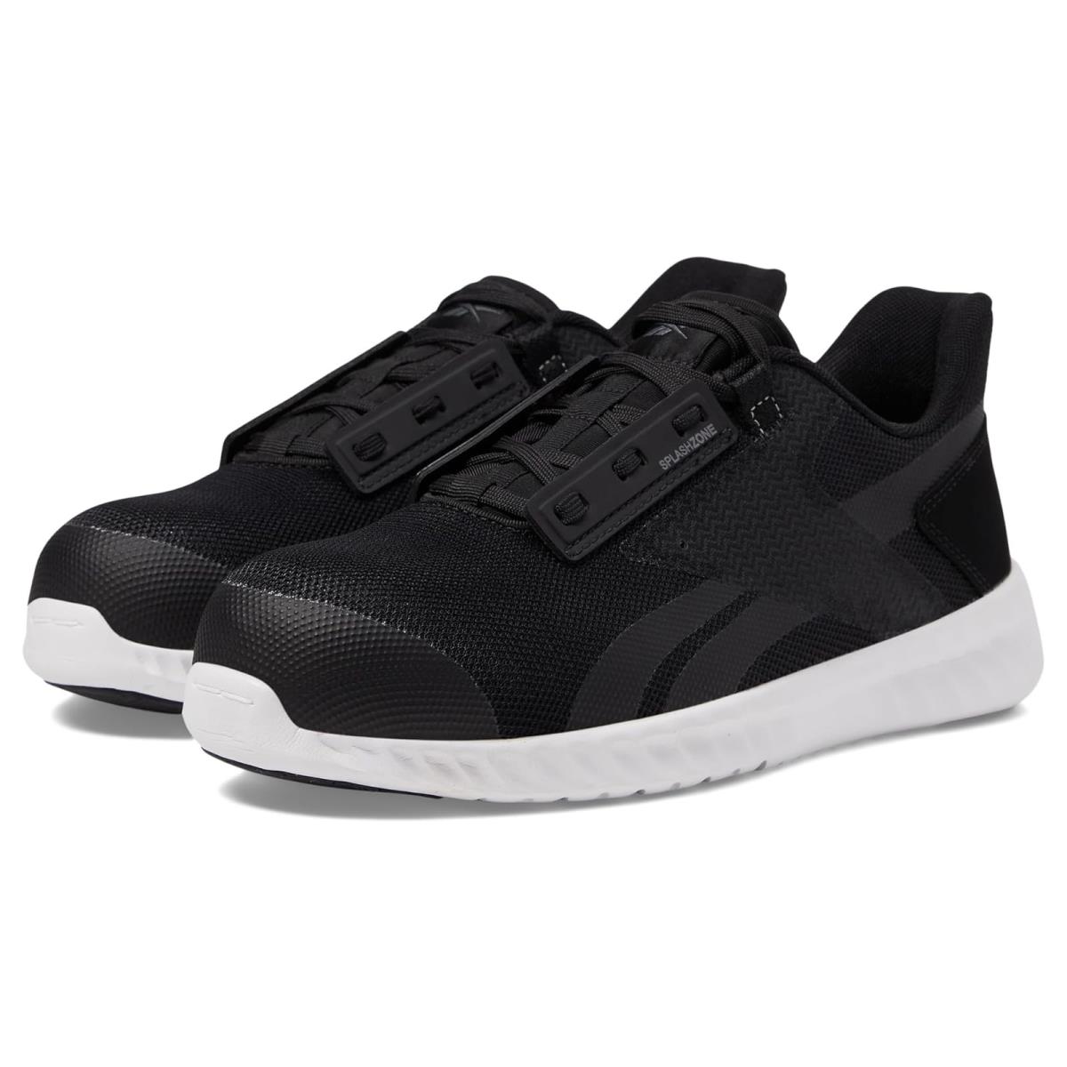 Man`s Sneakers Athletic Shoes Reebok Work Sublite Legend Comp Toe - Black