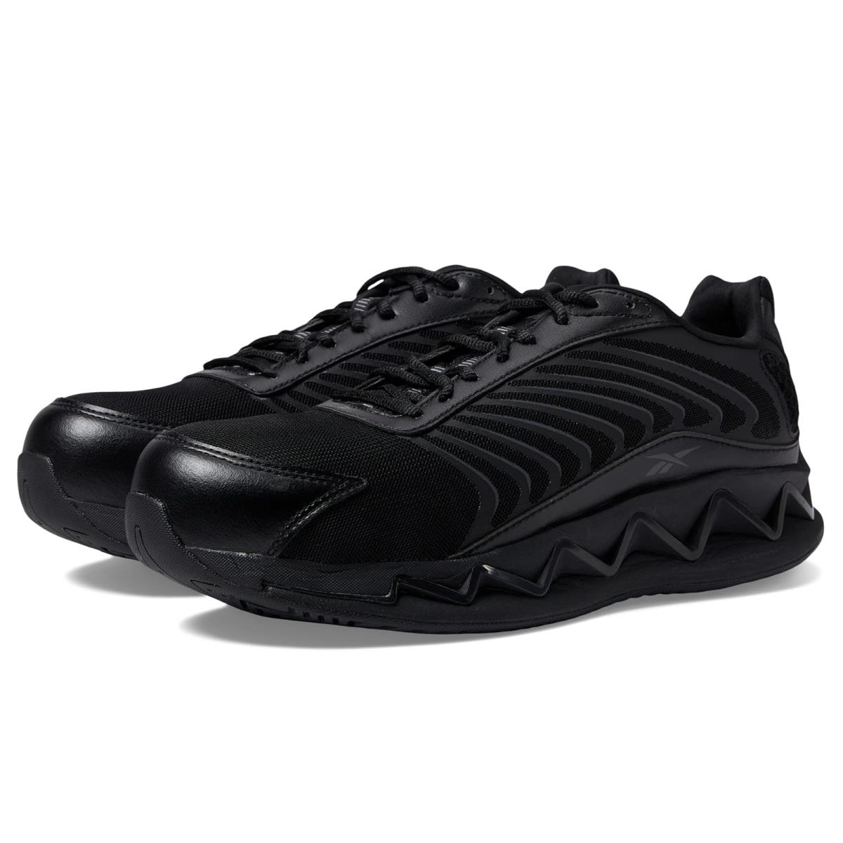 Man`s Shoes Reebok Work Zig Elusion Heritage Work SD Comp Toe - Black