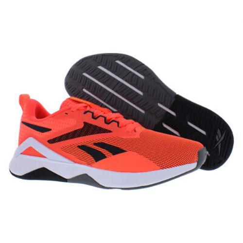 Reebok Nanoflex Tr 2.0 Mens Shoes - Orange/Black/Lime, Main: Orange