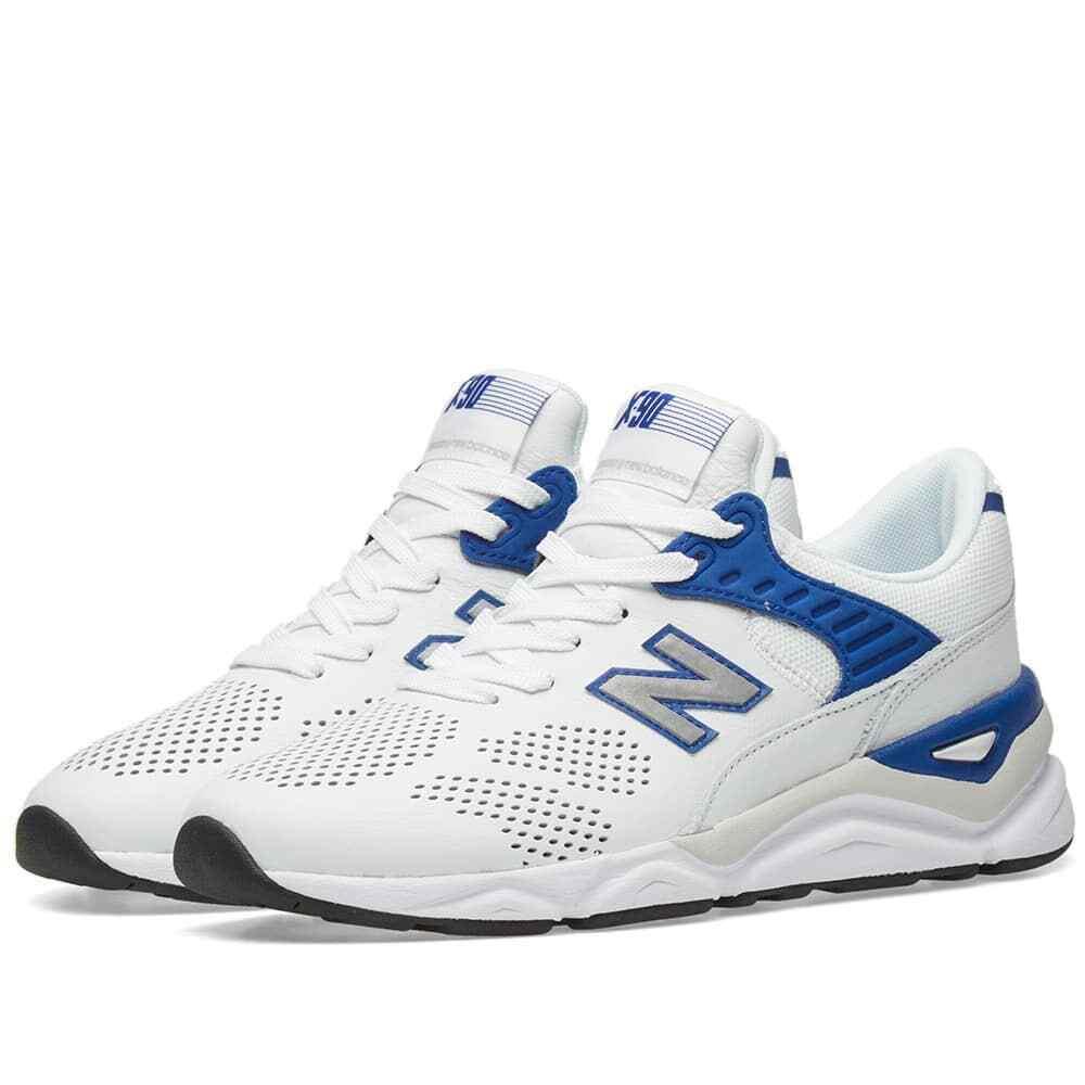 New Balance Men`s Lifestyle Mode De Vie `white Navy` Fashion Sneakers MSX90HTA - White/Blue