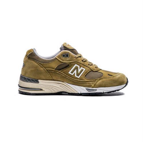 New Balance Men`s 991 Miuk W991GGW Green Moss/cloud Cream SZ 7-12