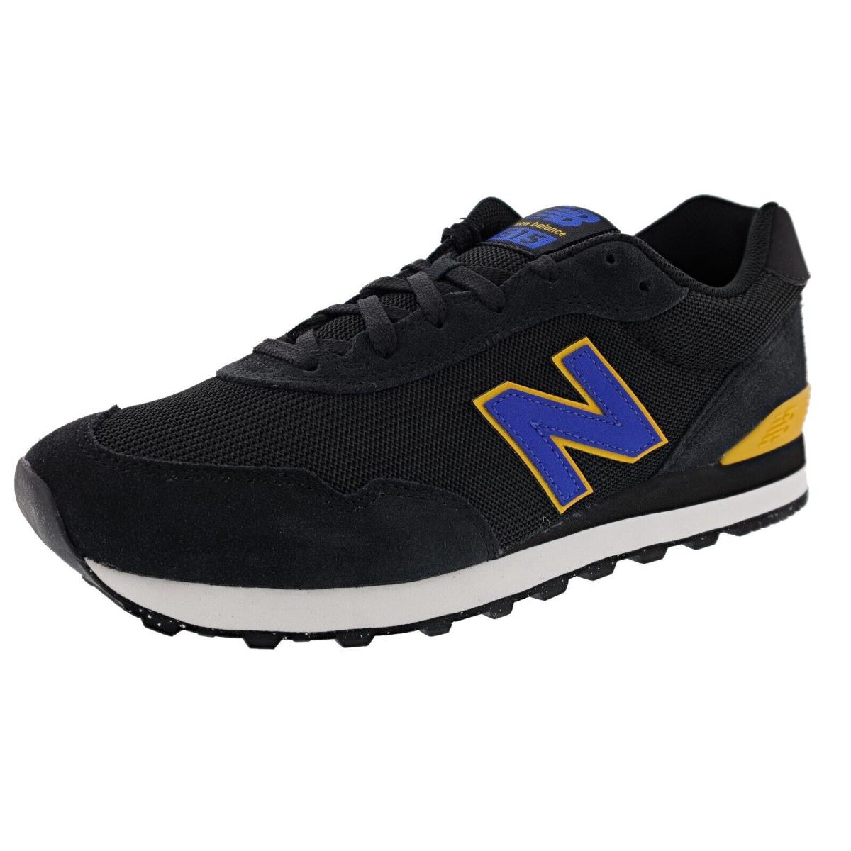 New Balance Men`s 515 V3 Extra Wide Width Running Sneakers BLACK / TEAM ROYAL