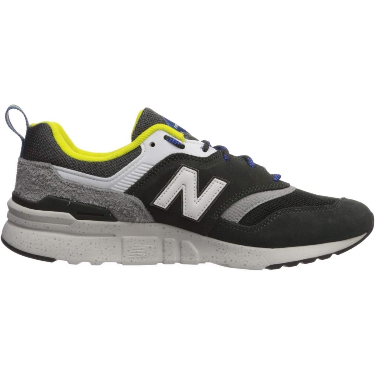 New Balance Men`s 997 Casual Sneakers Rifle Green/sulphur Yellow