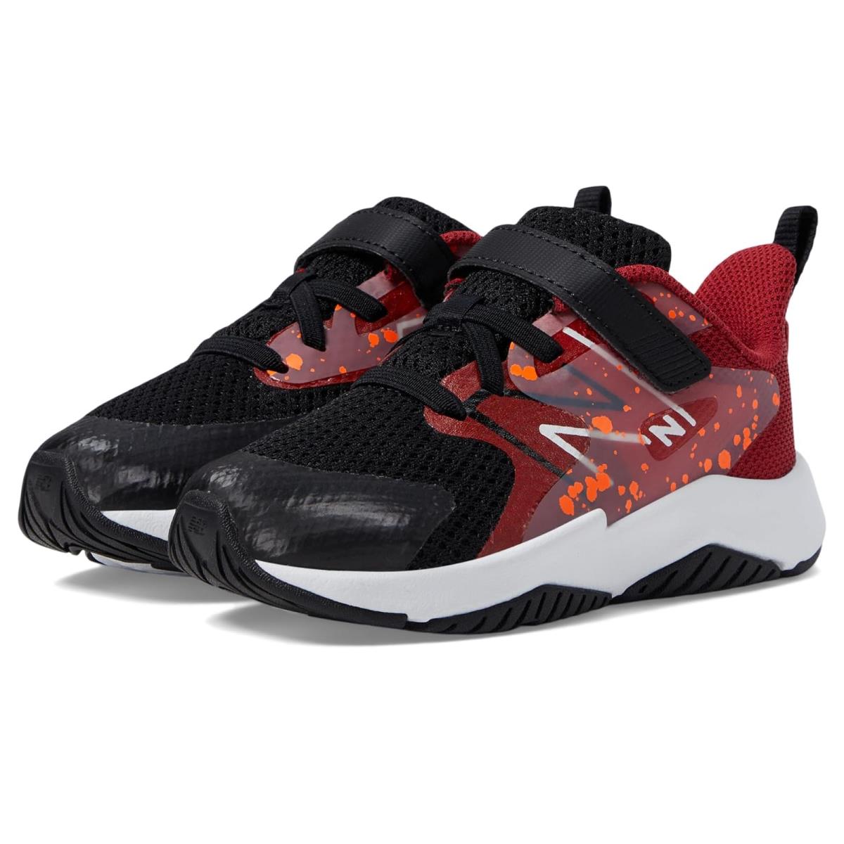 Boy`s Sneakers Athletic Shoes New Balance Kids Black/True Red