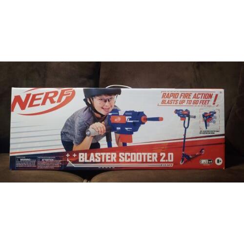 Nerf Blaster Scooter 2.0 Shoots Nerf Darts Outdoor Fun Nob