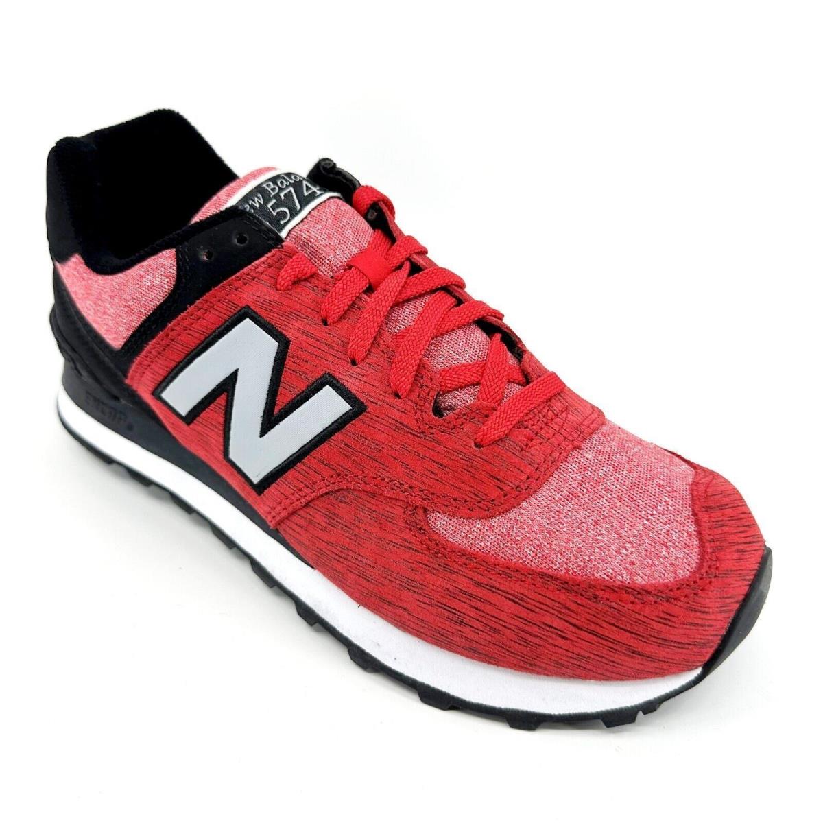 New Balance 574 Classics Sweatshirt Red Black Mens Sneakers ML574TTB