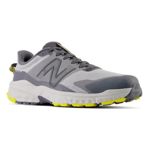 New Balance Men`s Breathable Athletic Trail Running Sneakers Medium X Wide 4E Gray Yellow