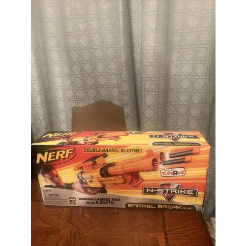Hasbro Nerf N-strike Barrel Break IX-2 Removable 8 Dart Ammo Rail Toys R Us