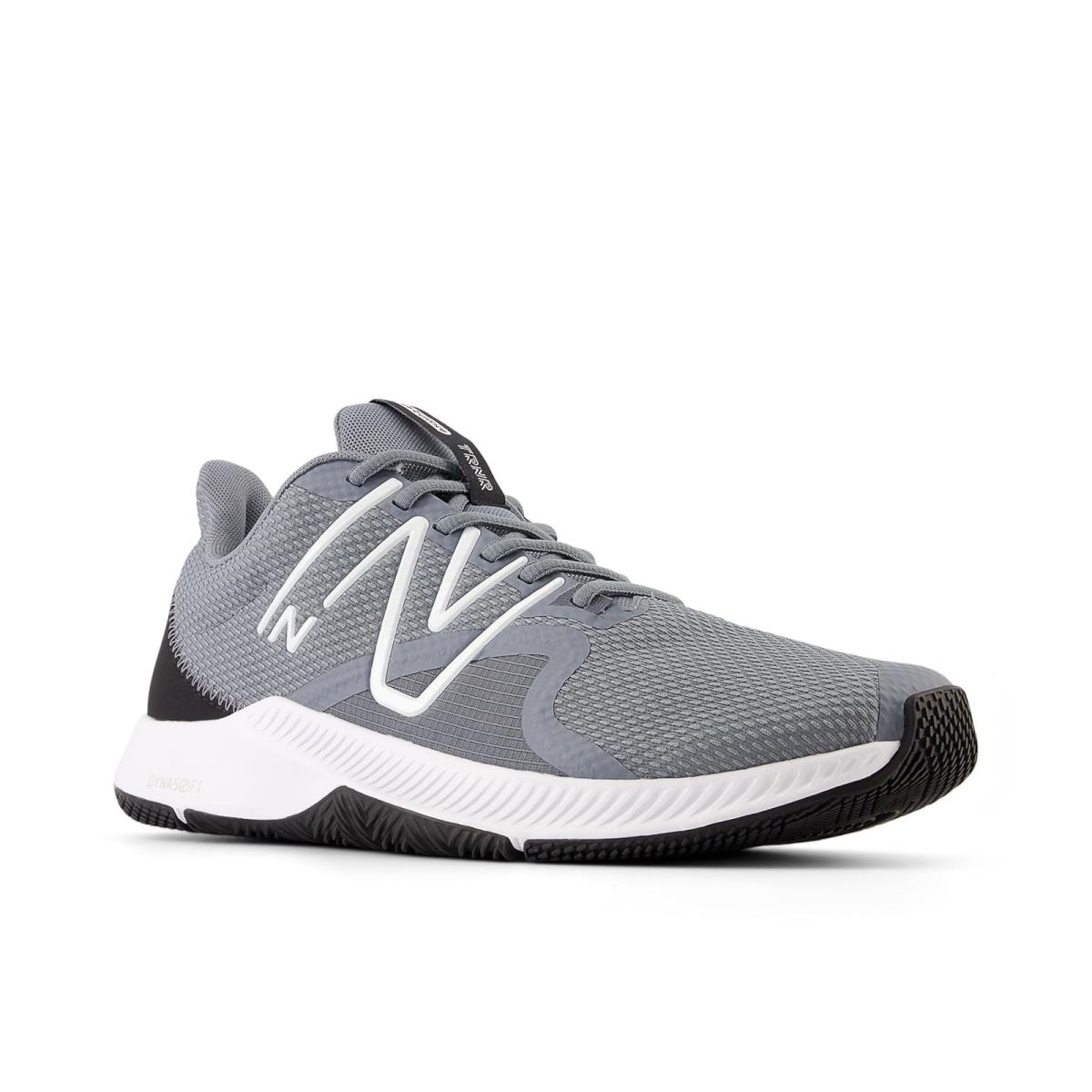 Man`s Sneakers Athletic Shoes New Balance Dynasoft Trnr v2 Titanium/White