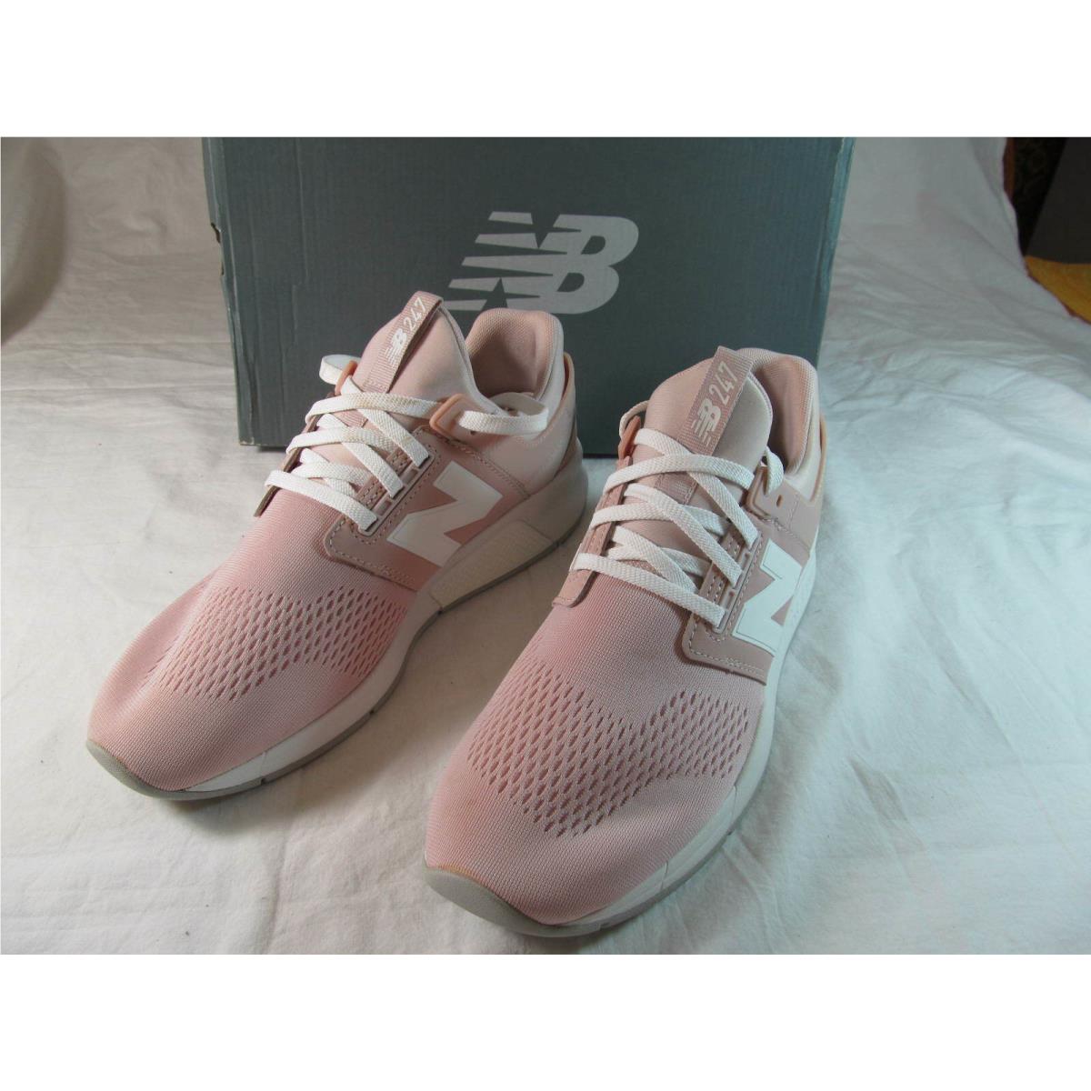 Women s New Balance Pink Lifestyles 247 Sneakers WS247UI Size 11M SporTipTop