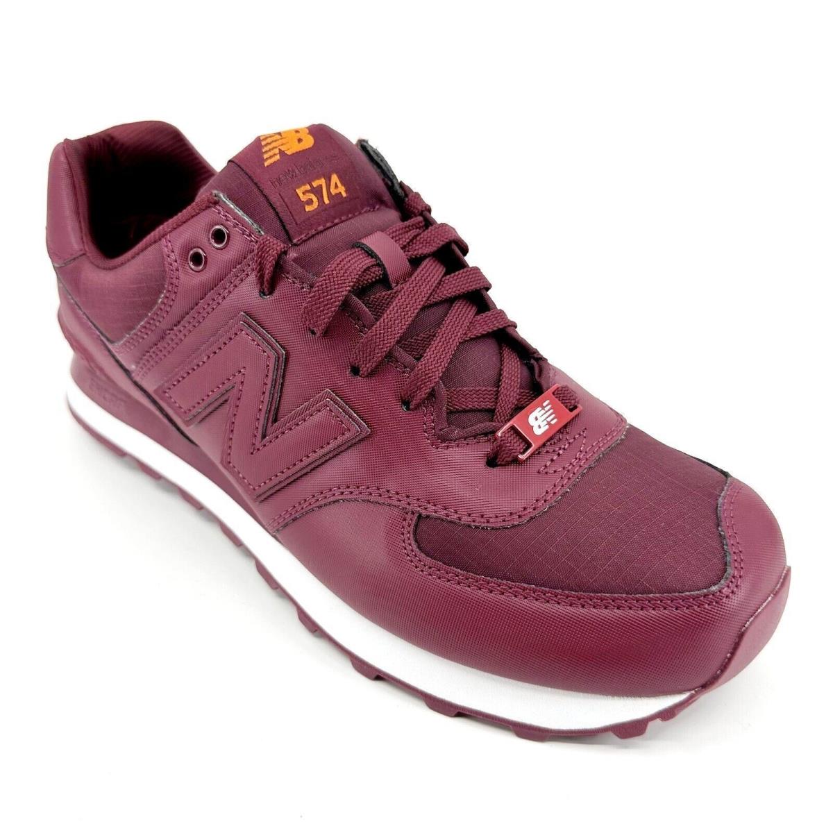 New Balance 574 Classics Burgundy Flight Jacket Mens Sneakers ML574FJR