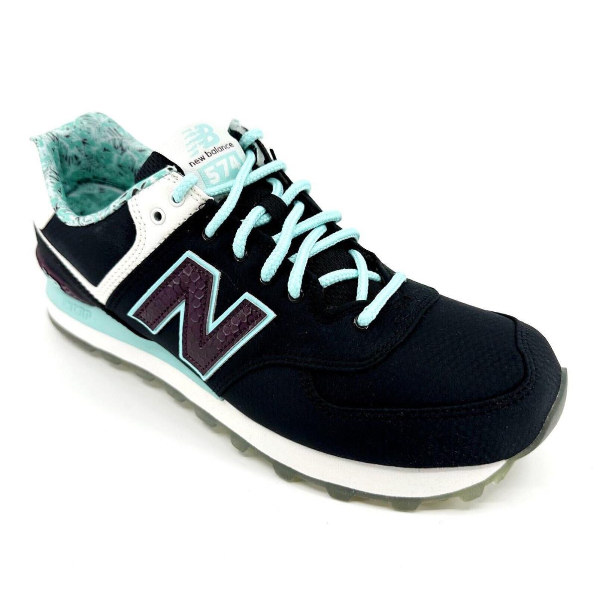 New Balance 574 Classics Luau Collection Black Blue Mens Sneakers ML574ILC