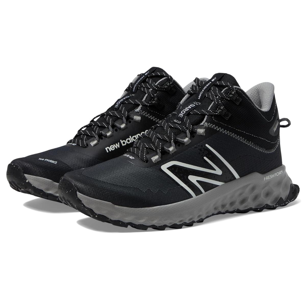 Man`s Sneakers Athletic Shoes New Balance Fresh Foam Garo Midcut Blacktop/Shadow Grey