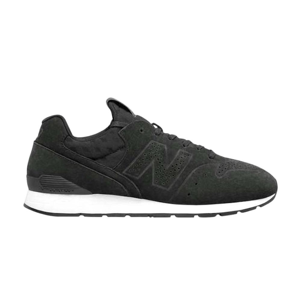 Men`s New Balance 696 Deconstructed `black` Athletic Sneaker MRL696DK