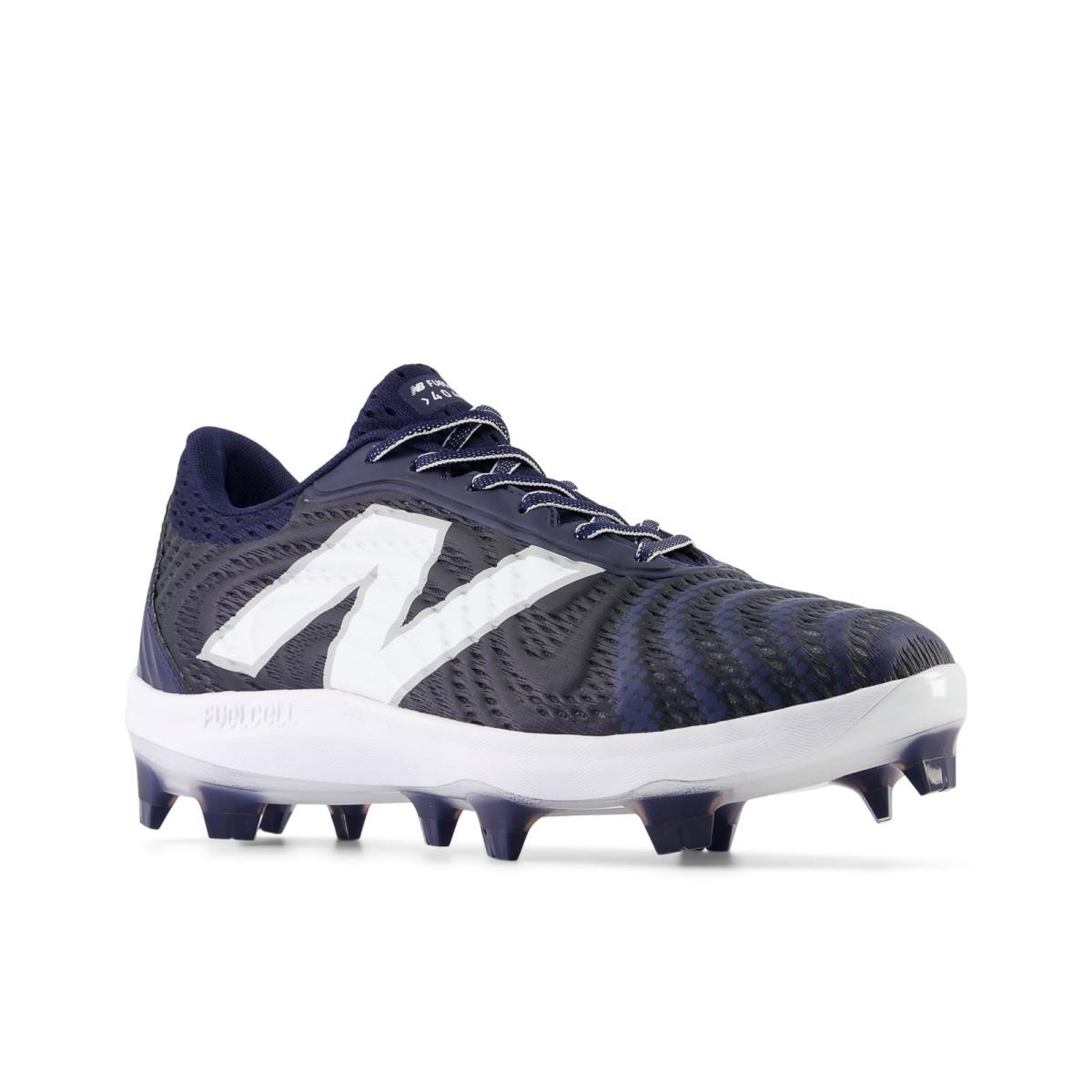 Man`s Sneakers Athletic Shoes New Balance Fuelcell 4040v7 Molded Team Navy/Optic White