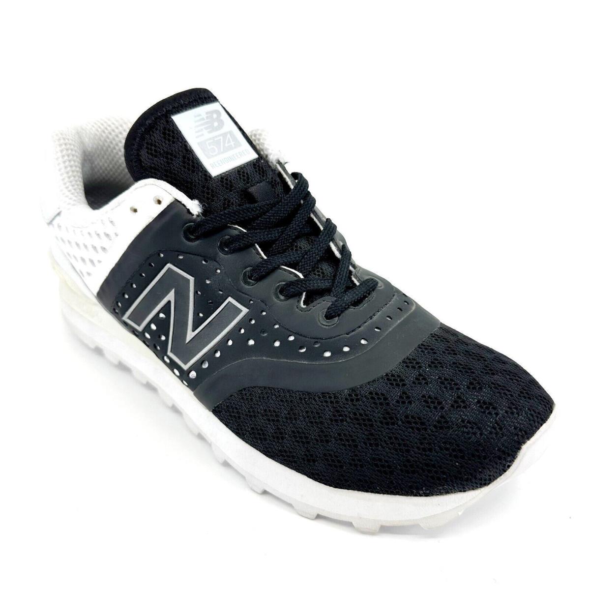 New Balance 574 Re-engineered Black White Retro Mens Sneakers MTL574MB