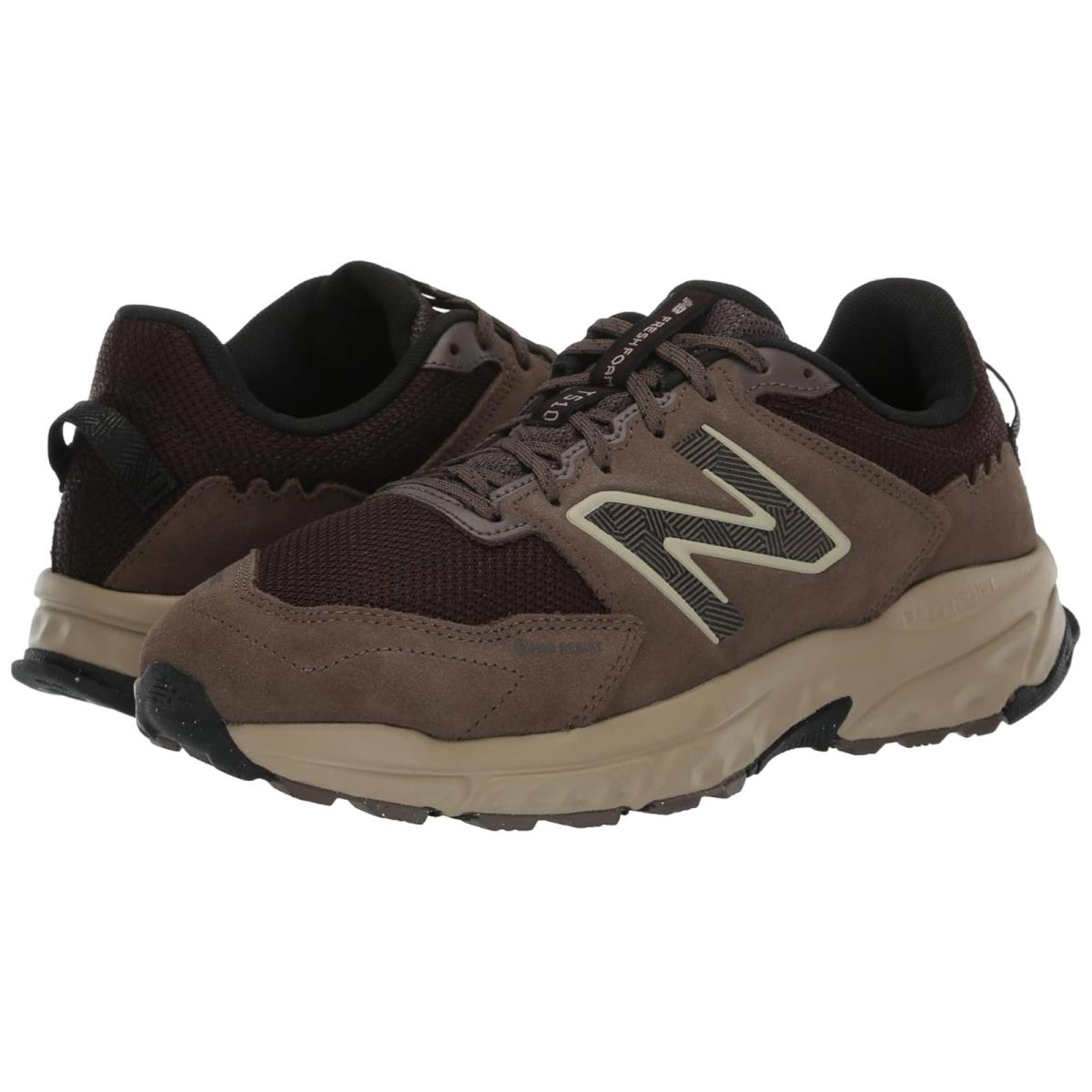 Woman`s Sneakers Athletic Shoes New Balance Fresh Foam T510v6 H2O Resist Dark Mushroom/Black Coffee