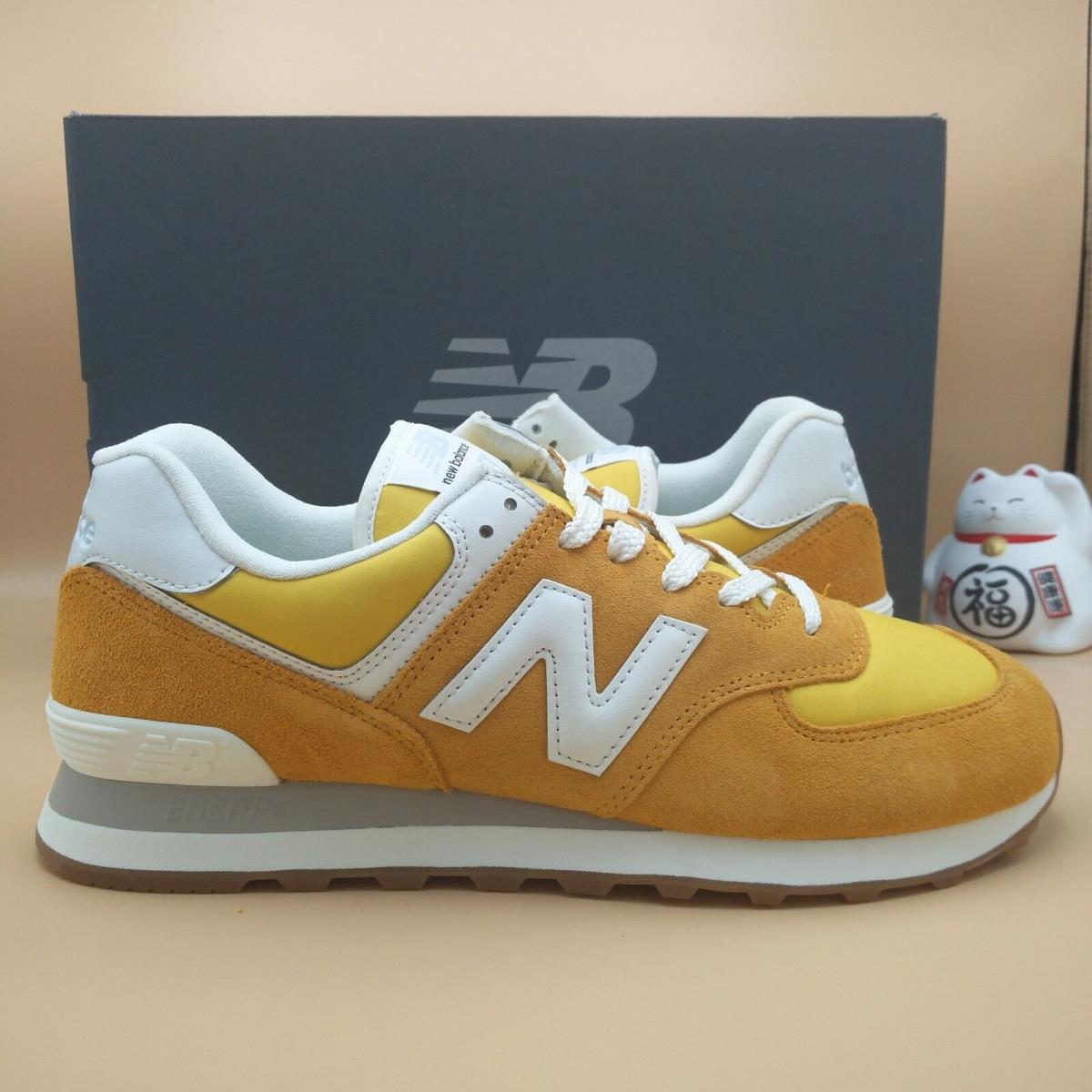 New Balance 574 Retro Bright Pack `orange/yellow` Men`s Size 10 U574RC2