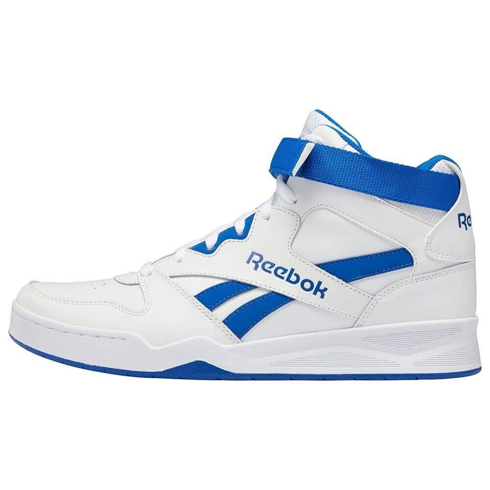 Reebok Mens White Royal BB4500 Hi Strap Basketball Shoes Size US 11.5 M EU 45 - White