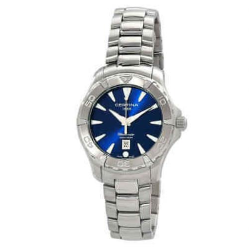 Certina DS Action Quartz Chronometer Blue Dial Ladies Watch C0322511104100