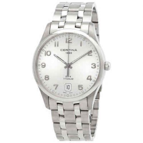 Certina DS-4 Silver Dial Men`s Stainless Steel Watch C022.610.44.032.00