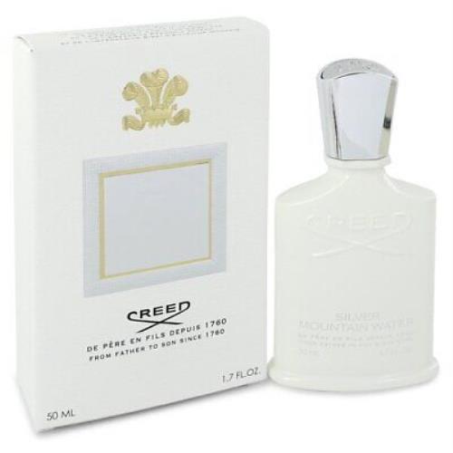 Silver Mountain Water by Creed 1.7 oz Eau De Parfum Spray For Men