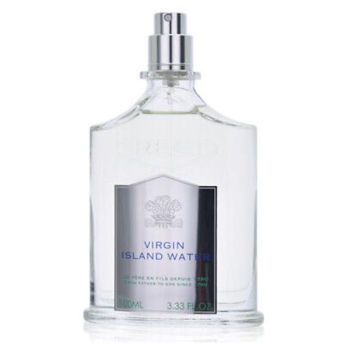Creed Unisex Virgin Island Water Edp Spray 3.4 oz Tester 100 ml