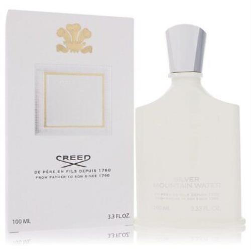 Silver Mountain Water by Creed Eau De Parfum Spray 3.3 oz / e 100 ml Men