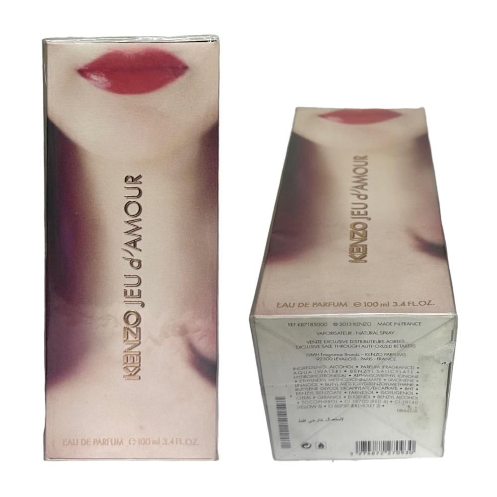 Kenzo Jeu D`amour Eau De Parfum Spray For Women 3.4 Oz / 100 ml Item