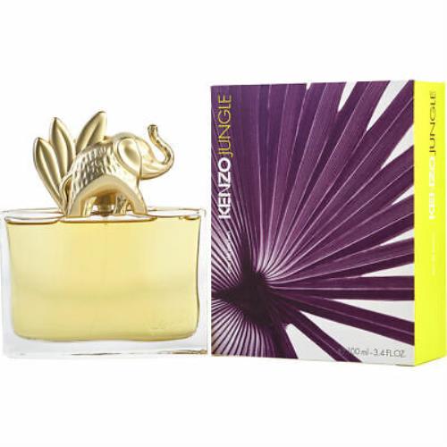 Kenzo Jungle L`elephant Eau De Parfum Spray For Women 3.4 Oz / 100 ml