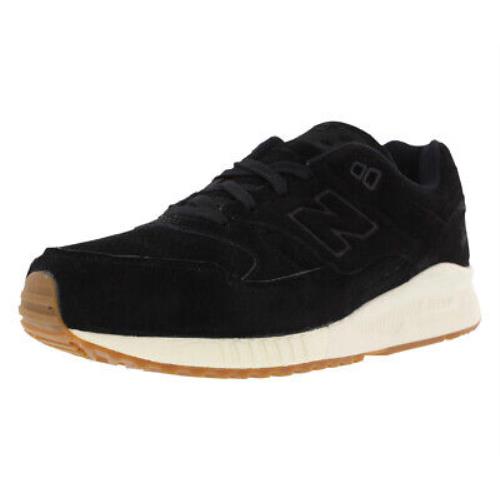 New Balance 530 Lux Suede Casual Men`s Shoes Size 12 Color: Black/white