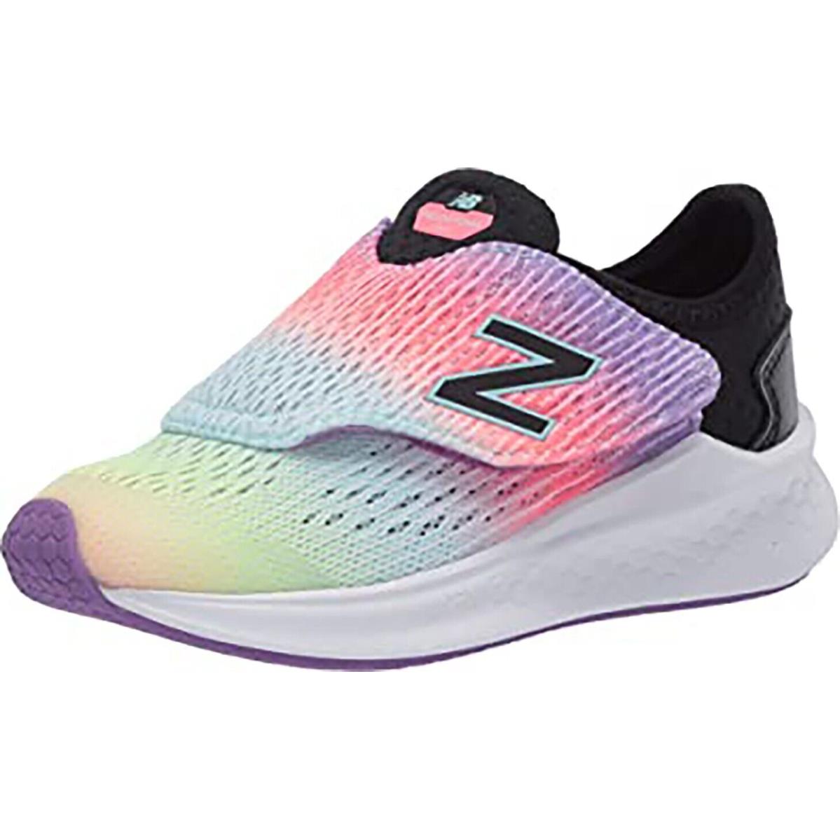 New Balance Kids Baby Girl`s Fresh Foam Fast Infant/toddler Neo Violet/black 5