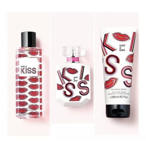 Victoria`s Secret Just A Kiss Eau de Parfum 3.4 Fl.oz. / Mist / Body Cream