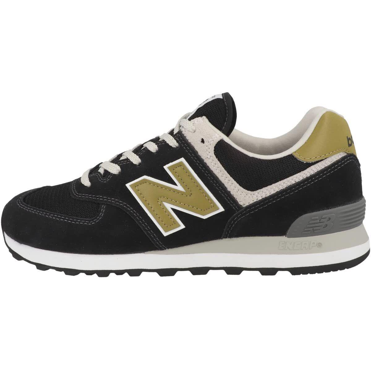 New Balance ML574v2 Black/tan 9 D M Sz_9_Black/Tan