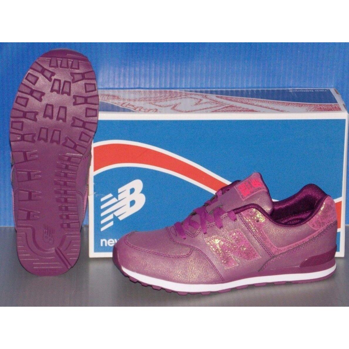 Girls New Balance KL 574 M7G in Colors Purple Size 5