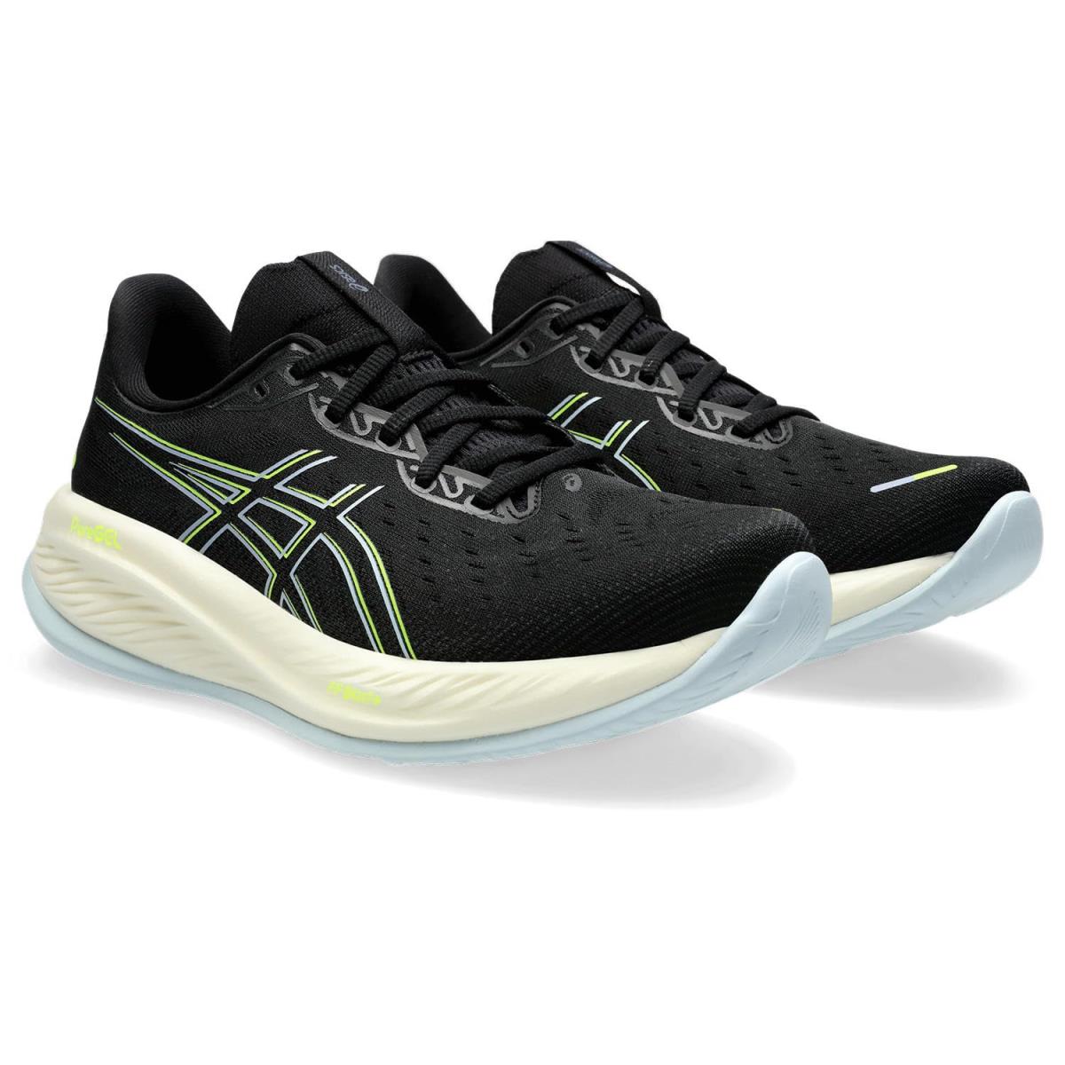 Man`s Sneakers Athletic Shoes Asics Gel-cumulus 26 Black/Safety Yellow