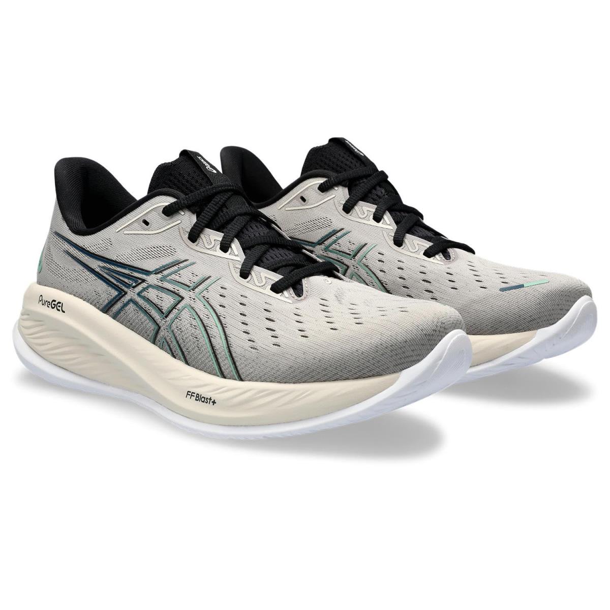 Man`s Sneakers Athletic Shoes Asics Gel-cumulus 26 Moon Rock/Dark Mint