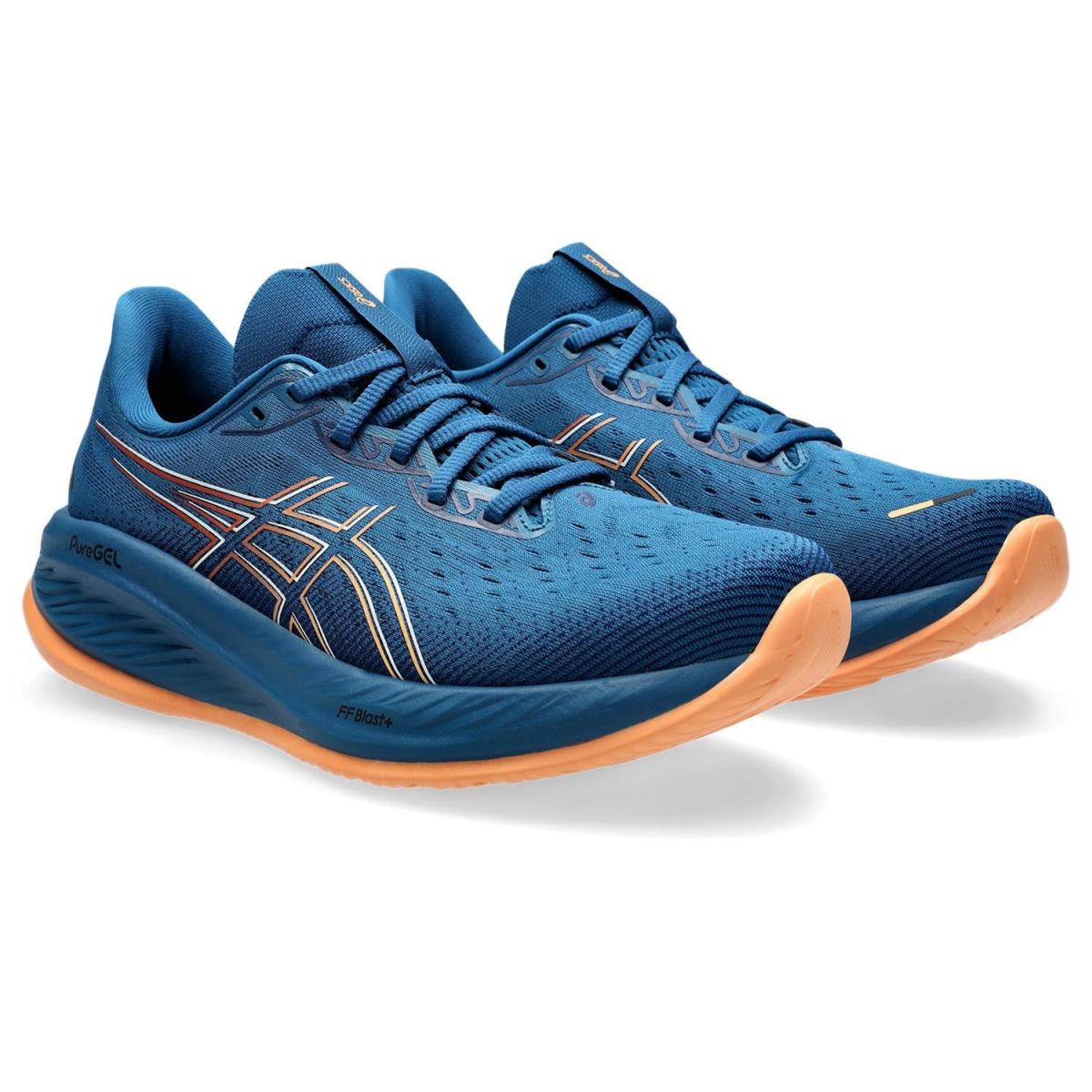 Man`s Sneakers Athletic Shoes Asics Gel-cumulus 26 Rich Navy/Faded Orange