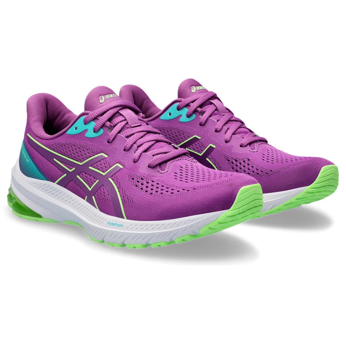 Woman`s Sneakers Athletic Shoes Asics GT-1000 12 Lite-Show/Illuminate Green