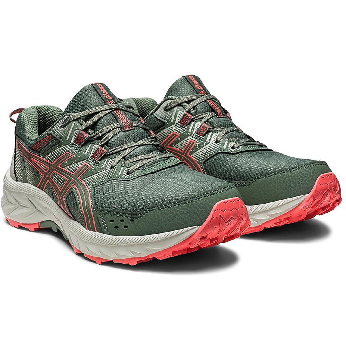 Asics Womens Gel-venture 9 Gym Athletic and Training Shoes Sneakers Bhfo 6559 Ivy/Papaya