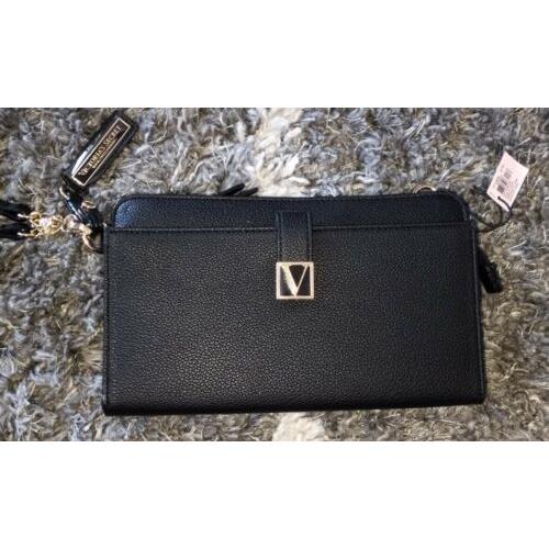 Victoria`s Secret Slim Crossbody/clutch Black Logo