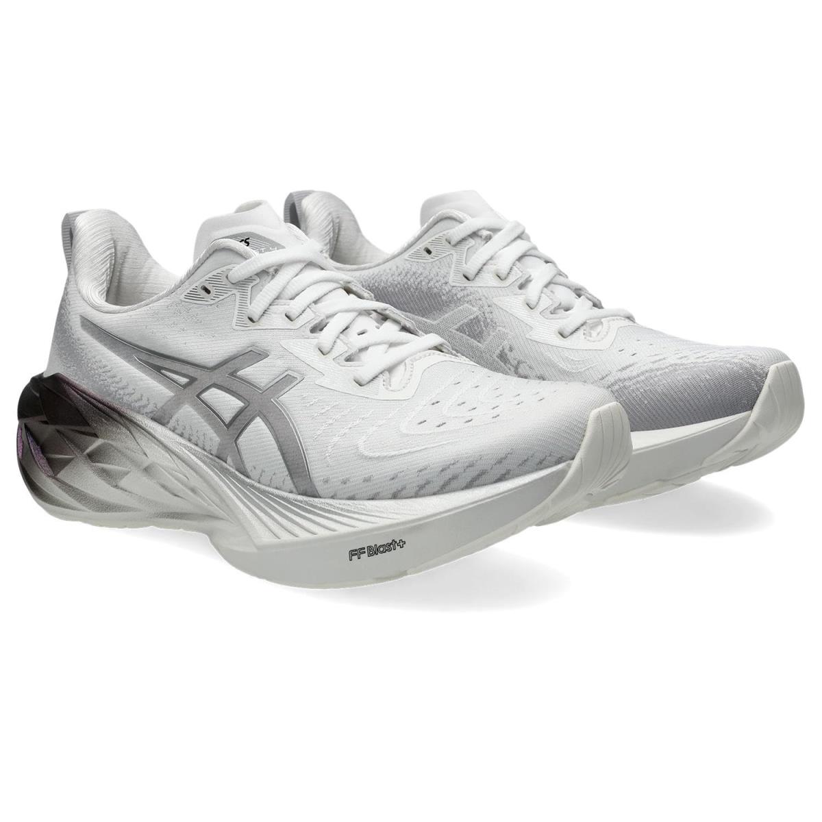 Woman`s Sneakers Athletic Shoes Asics Novablast 4 Platinum