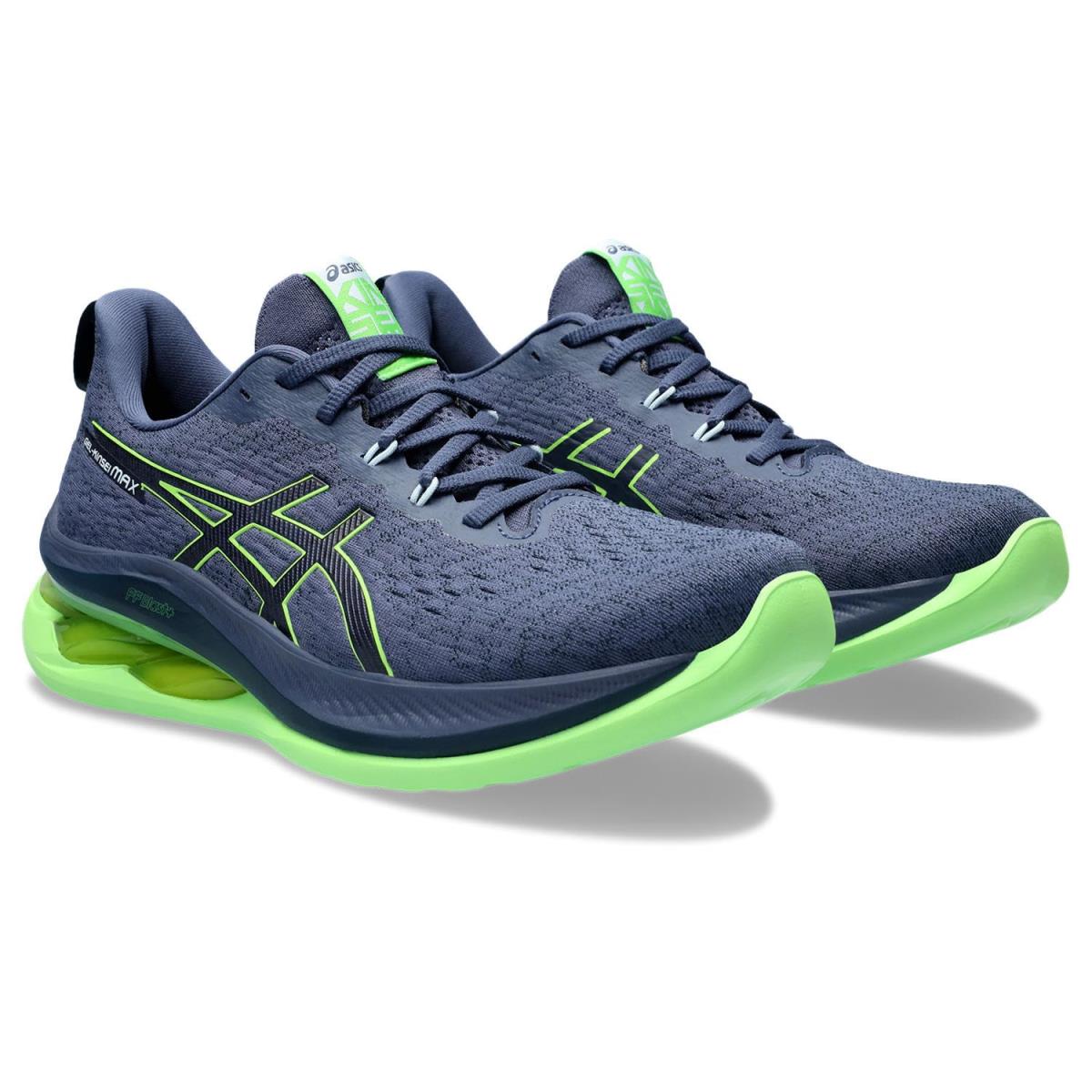 Man`s Sneakers Athletic Shoes Asics Gel-kinsei Max Thunder Blue/Electric Lime