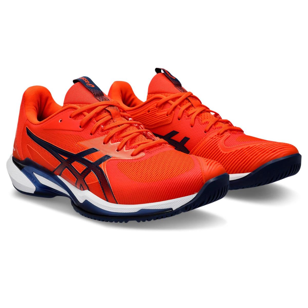 Man`s Sneakers Athletic Shoes Asics Solution Speed FF 3 Tennis Shoe Koi/Blue Expanse