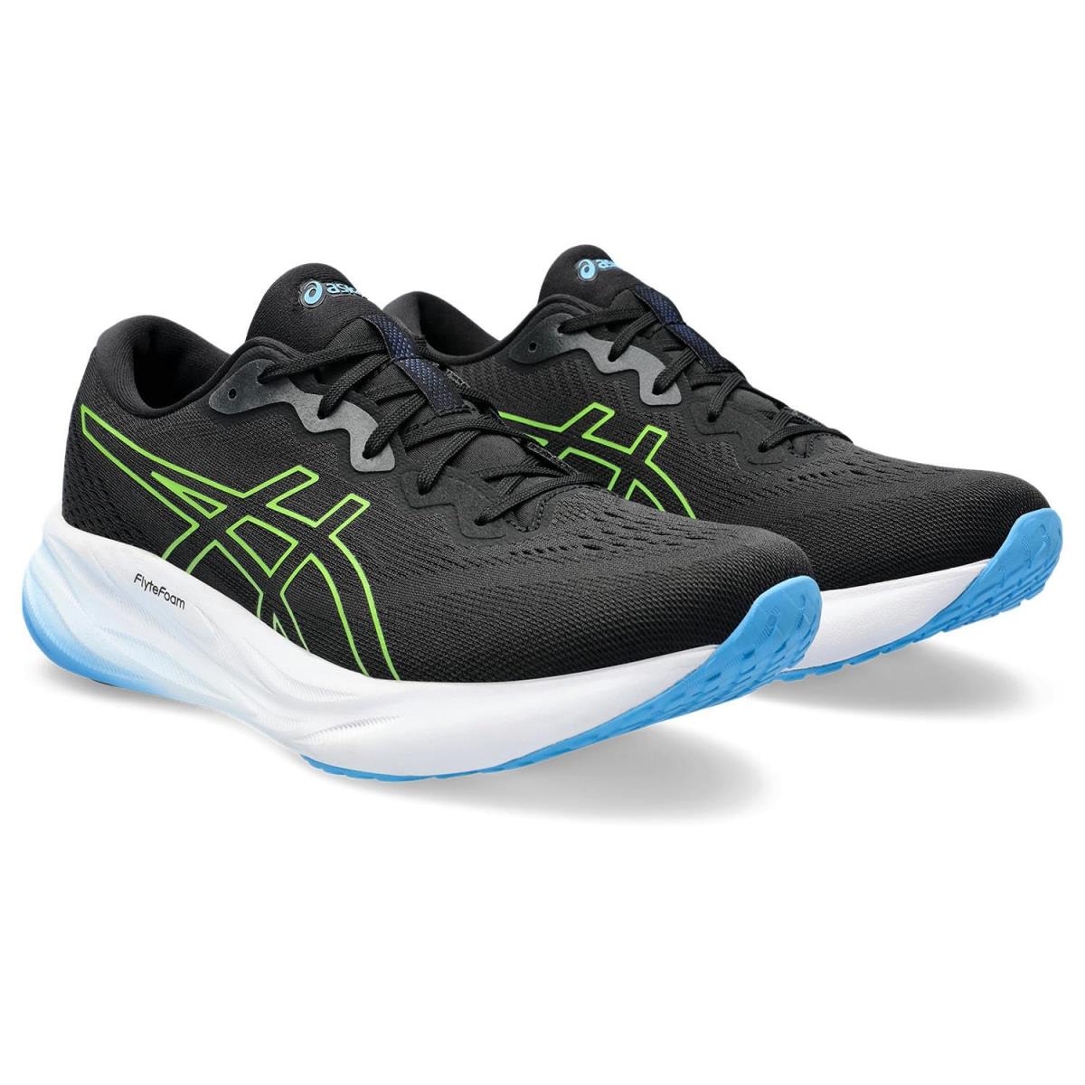 Man`s Sneakers Athletic Shoes Asics Gel-pulse 15 Black/Electric Lime