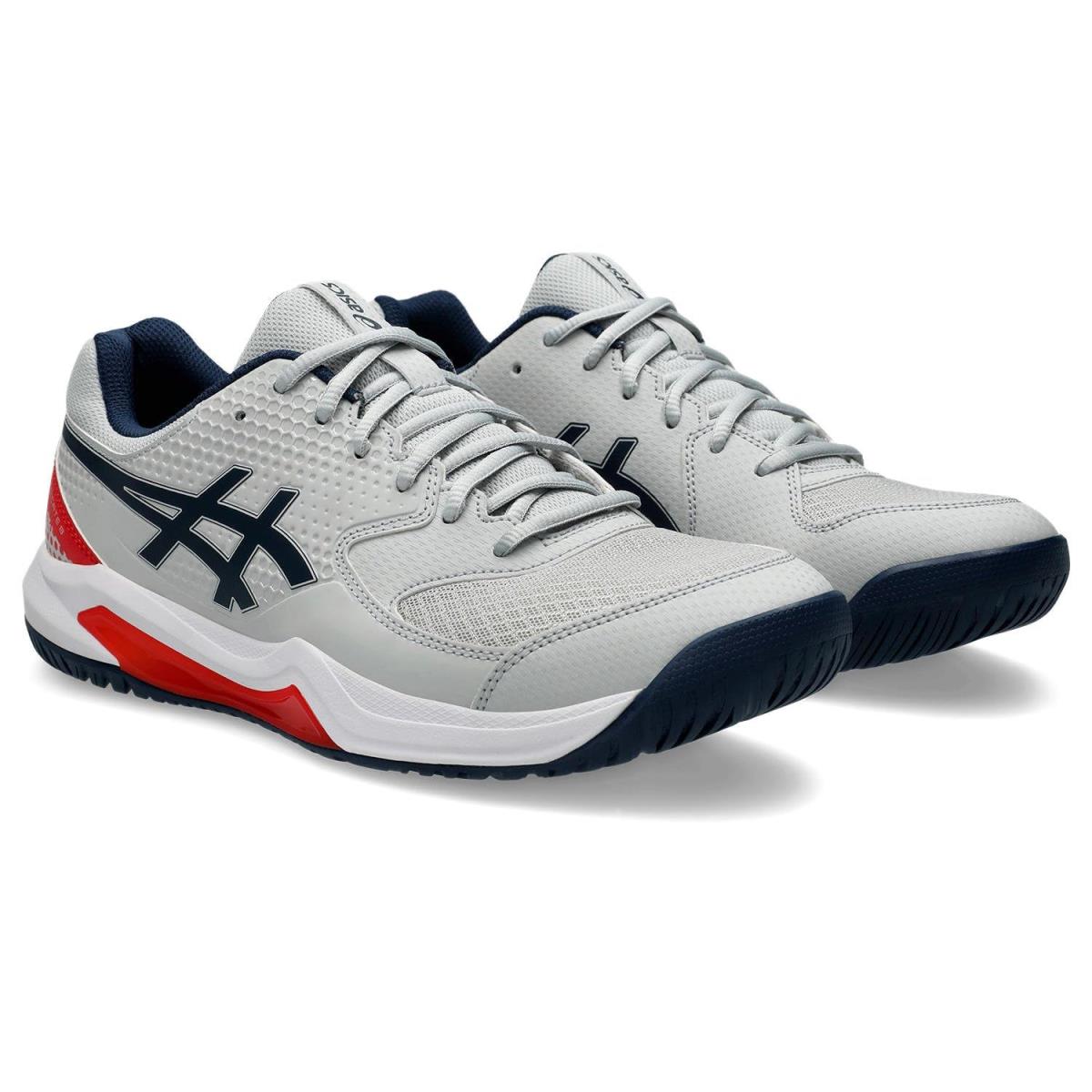 Man`s Sneakers Athletic Shoes Asics Gel-dedicate 8 Pickleball Concrete/Night Sky