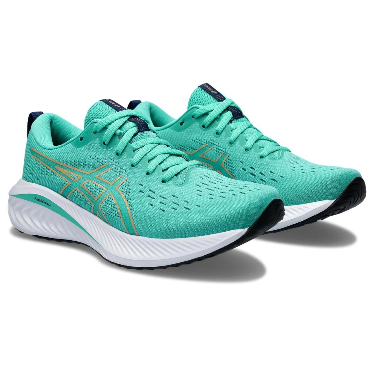 Woman`s Sneakers Athletic Shoes Asics Gel-excite 10 Aurora Green/Champagne