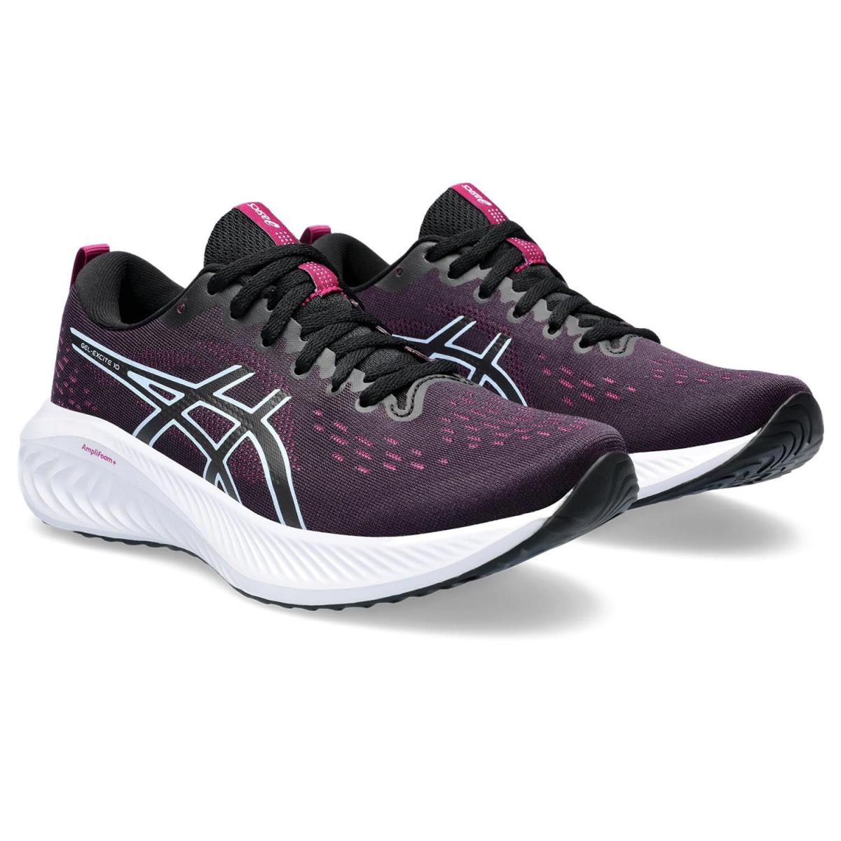 Woman`s Sneakers Athletic Shoes Asics Gel-excite 10 Black/Light Blue